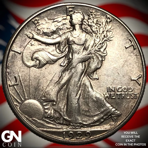 1929 Walking Liberty Half Dollars thumbnail