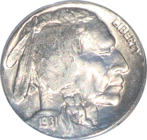 1931 S Buffalo Nickels thumbnail