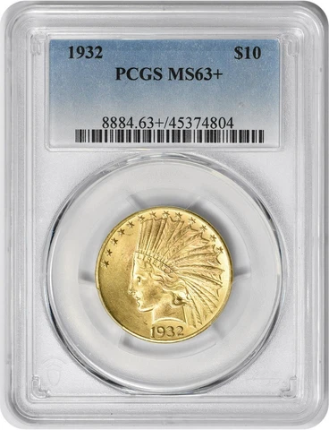 1932 US $10 Eagle Gold Coins thumbnail