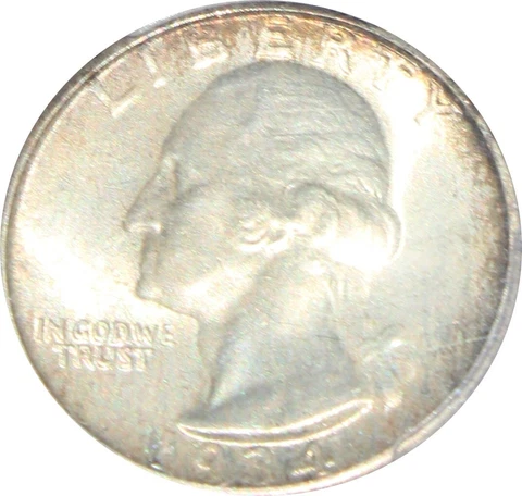 1934 D Washington Quarters thumbnail
