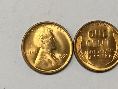 1934 Lincoln Wheat Small Cents thumbnail