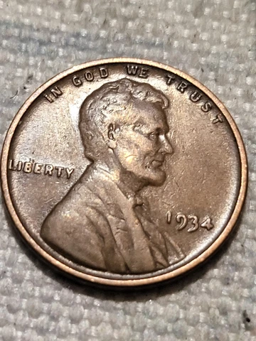 1934 Lincoln Wheat Small Cents thumbnail