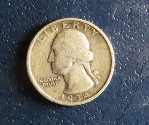 1934 P Washington Quarters thumbnail