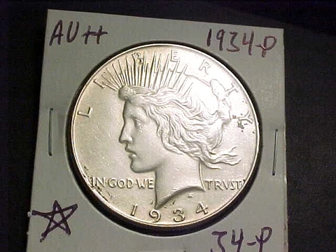 1934 S Peace Dollars thumbnail