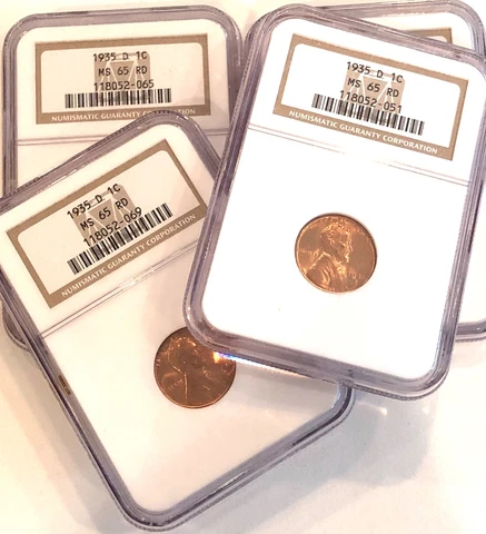 1935 Lincoln Wheat Small Cents thumbnail