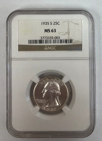 1935 P Washington Quarters thumbnail