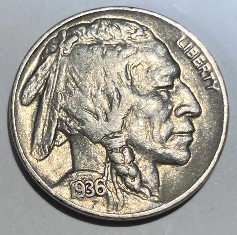 1936 D Buffalo Nickels thumbnail