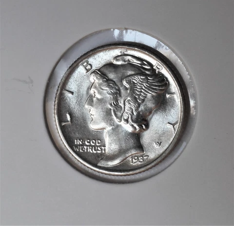 1937 D Mercury Dimes thumbnail