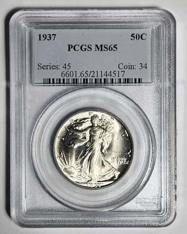 1937 Walking Liberty Half Dollars thumbnail