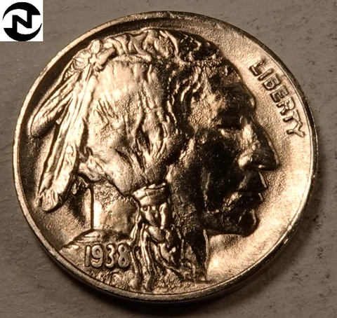 1938 P Buffalo Nickels thumbnail