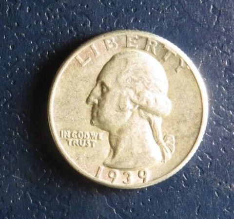1939 P Washington Quarters thumbnail
