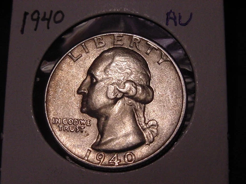 1940 P Washington Quarters thumbnail