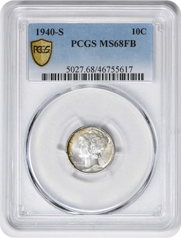 1940 S Mercury Dimes thumbnail