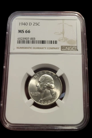 1940 Washington Quarters thumbnail