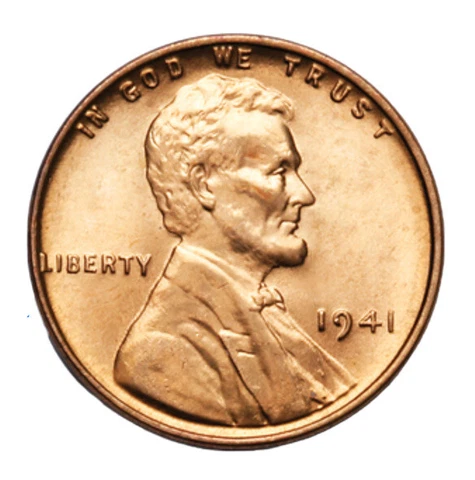 1941 Lincoln Wheat Small Cents thumbnail