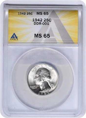 1942 P Washington Quarters thumbnail