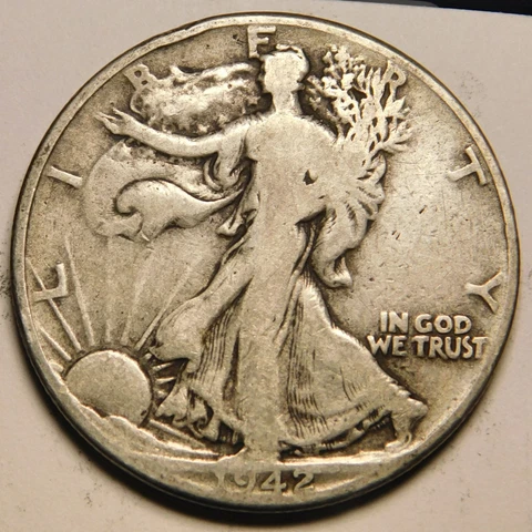 1942 Walking Liberty Half Dollars thumbnail