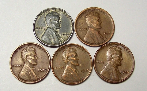 1943 Lincoln Wheat Small Cents thumbnail