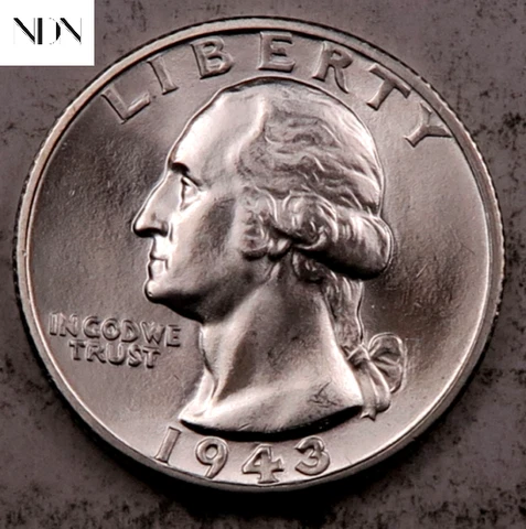 1943 P Washington Quarters thumbnail