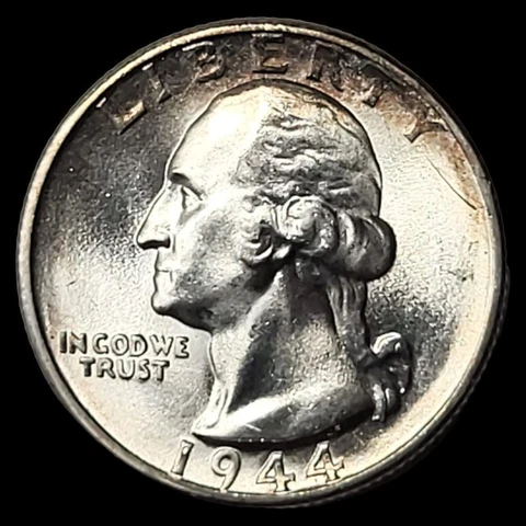 1944 D Washington Quarters thumbnail