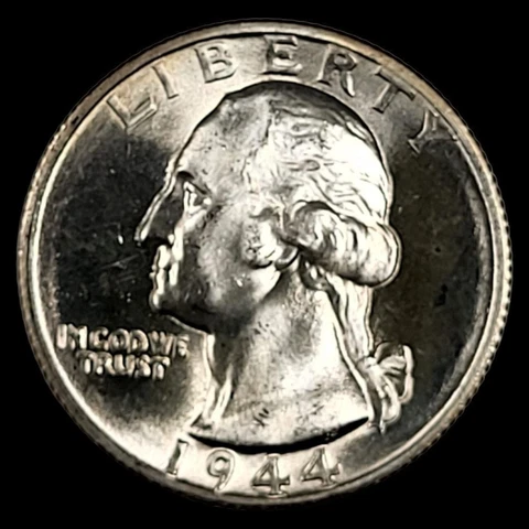 1944 S Washington Quarters thumbnail