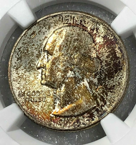 1945 D Washington Quarters thumbnail
