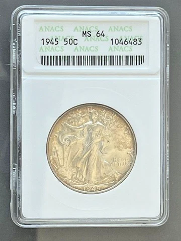 1945 Walking Liberty Half Dollars thumbnail