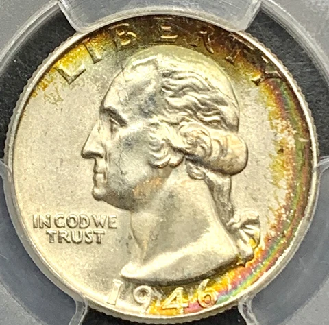 1946 P Washington Quarters thumbnail