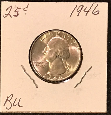 1946 Washington Quarters thumbnail