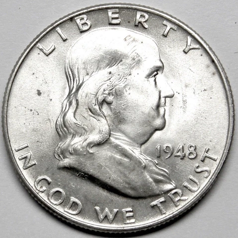 1948 Franklin Half Dollars thumbnail