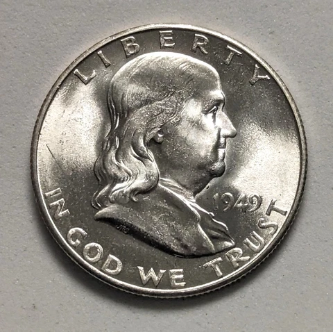 1949 Franklin Half Dollars thumbnail