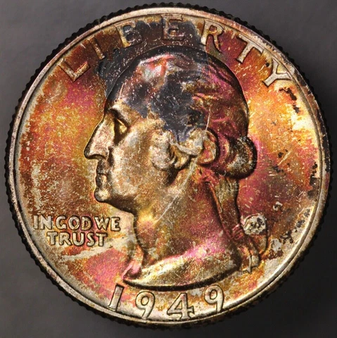1949 P Washington Quarters thumbnail