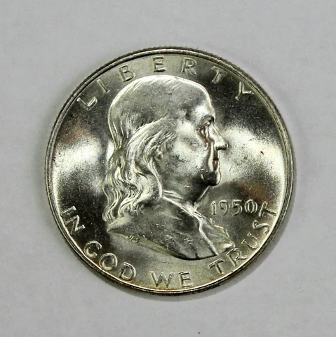 1950 Franklin Half Dollars thumbnail