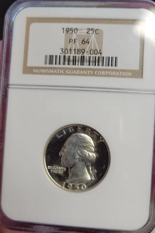 1950 P Washington Quarters thumbnail