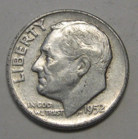 1952 D Roosevelt Dimes thumbnail