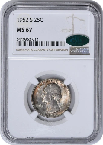 1952 P Washington Quarters thumbnail