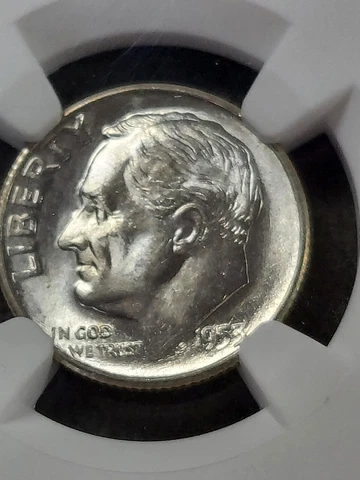 1953 P Roosevelt Dimes thumbnail