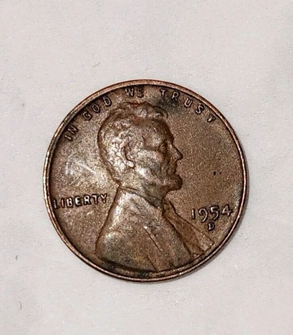 1954 Lincoln Wheat Small Cents thumbnail