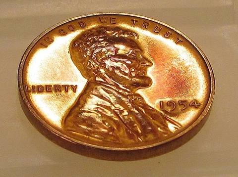 1954 Lincoln Wheat Small Cents thumbnail