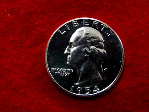 1954 P Washington Quarters thumbnail