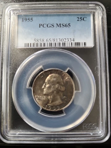1955 P Washington Quarters thumbnail