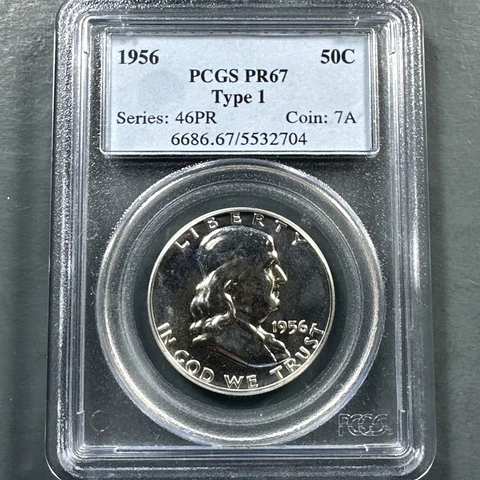 1956 Franklin Half Dollars thumbnail