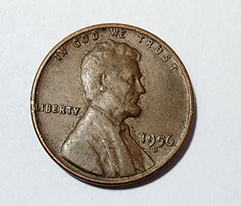 1956 Lincoln Wheat Small Cents thumbnail