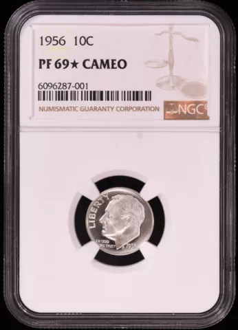 1956 P Roosevelt Dimes thumbnail