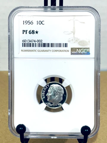 1956 P Roosevelt Dimes thumbnail