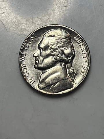 1957 Jefferson Nickels thumbnail