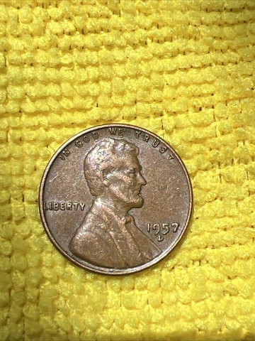 1957 Lincoln Wheat Small Cents thumbnail