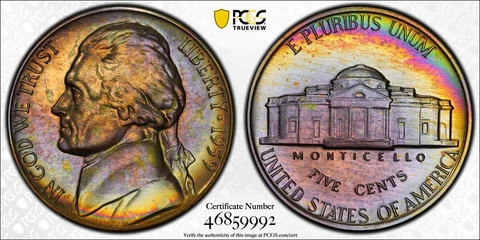 1959 Jefferson Nickels thumbnail