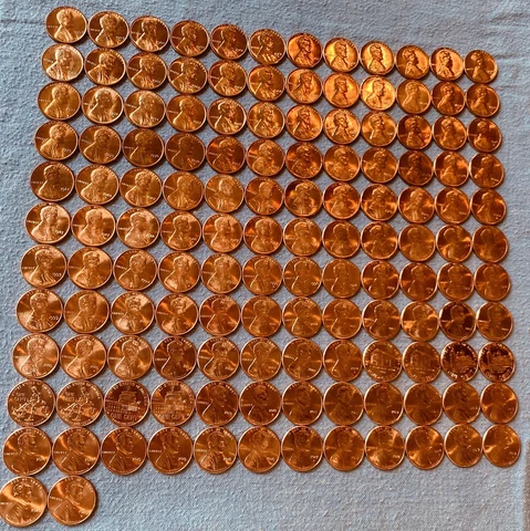 1959 Lincoln Memorial Small Cents thumbnail