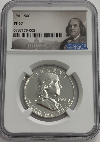 1961 Franklin Half Dollars thumbnail